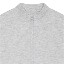 BIRKHOLM Sweat Cardigan Meleret Grå